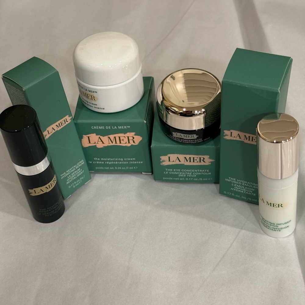 La Mer Skincare Set - Green anWhite